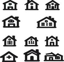 House Icon Home vector illustration symbol