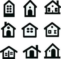 House Icon Home vector illustration symbol