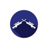 sniper icon vector