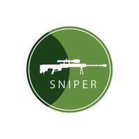 sniper gun icon vector