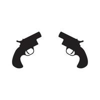 Firearms icon vector