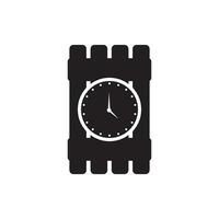 time bomb icon vector