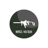 Gun icon vector