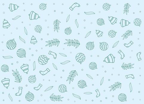 Merry Christmas and happy new year text with white and gold snowflake on green background vector