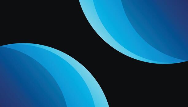 Minimal geometric background. Blue elements with fluid gradient. Dynamic shapes composition. Eps10 vector