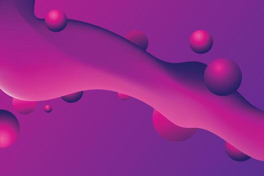 Liquid wave background with pink color background. Fluid wavy shapes. Eps10 vector
