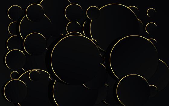 Minimal geometric background. Dynamic shapes composition. Vector illustration