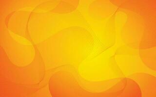 Abstract orange background with circles. Vector illustration