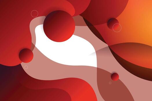 Minimal geometric background. Dynamic shapes composition. Vector illustration