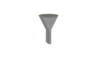 Funnel vector isolated on white