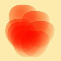abstract colorful bubble background vector