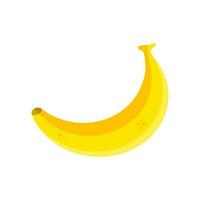 Banana Healthy Natural Fruit Flat Vector Illustration