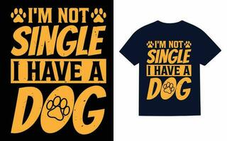 Dog T-Shirt Design vector