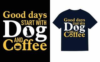 Dog T-Shirt Design vector