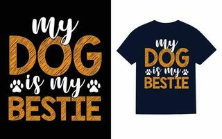 Dog T-Shirt Design vector