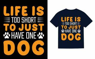 Dog T-Shirt Design vector