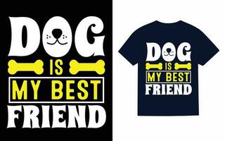 Dog T-Shirt Design vector