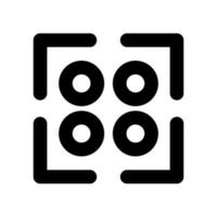 Pop QR code icon. Vector. vector