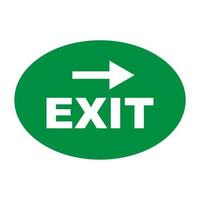 Exit sign. EXIT icon. Vector. vector