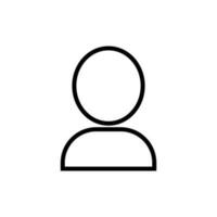 Person Icon. User. Profile. Vector. vector