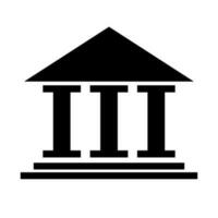 Old temple icon. History building. Vector. vector