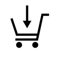 Add product icon to your online shopping card. Vector. vector