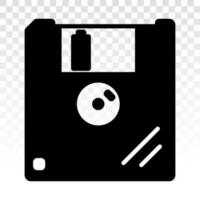 Floppy disk or save flat icons for apps and websites vector