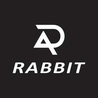 Elegant Running R and A Monogram. his logo features an elegant combination of the letters R and A in a modern design that resembles a rabbit running gracefully. vector
