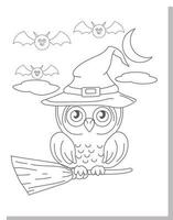 Halloween Coloring Pages vector