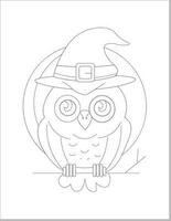 Halloween Coloring Pages vector