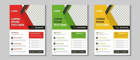 Colorful corporate and business flyer collection, corporate poster, flyer bundle, mega set brochure, annual report, proposal, leaflet, company profile, marketing poster and a4 layout with mockup vector