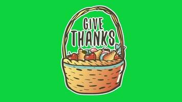 Glad thanksgiving video