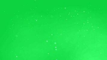 nieve verde pantalla video