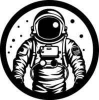 Astronaut - Minimalist and Flat Logo - Vector illustration