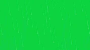 raining green screen background video