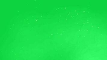 nieve verde pantalla video