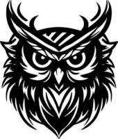 Owl - Minimalist and Flat Logo - Vector illustration