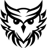 Owl - Minimalist and Flat Logo - Vector illustration