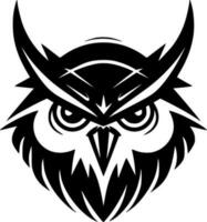 Owl - Minimalist and Flat Logo - Vector illustration