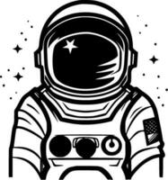 Astronaut - High Quality Vector Logo - Vector illustration ideal for T-shirt graphic