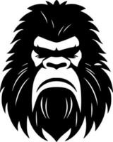 Bigfoot, Minimalist and Simple Silhouette - Vector illustration