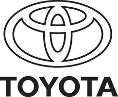 Ankara Turkiye 19 July 2023 Toyota car brand logo brand vector