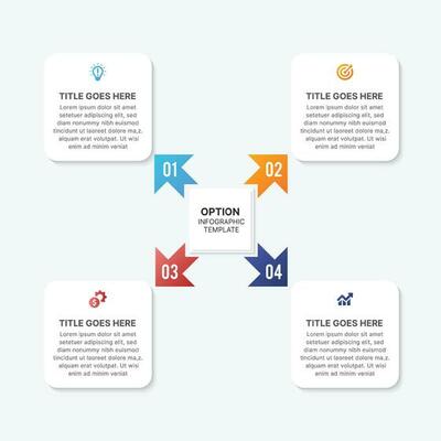 SWOT Analysis, Quarterly Timeline Infographic Template Design