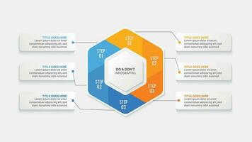 proceso flujo de trabajo, dos y no, comparación gráfico infografía modelo diseño vector