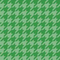 Seamless Green Houndstooth Pattern vector