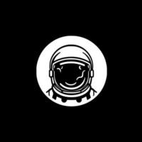 Astronaut, Minimalist and Simple Silhouette - Vector illustration