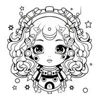 Kawaii Coloring Page photo