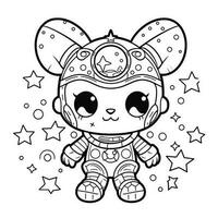 Kawaii Coloring Page photo