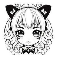 Kawaii Coloring Page photo