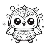 Kawaii Coloring Page photo